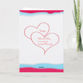 Gelukkige Valentijnsdag! Ik hou van jou! Mooie Sch Kaart (Achterkant)