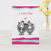 Gelukkige Valentijnsdag! Ik hou van jou! Mooie Sch Kaart (Gele Bloem)