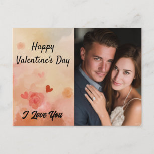 Gelukkige Valentijnsdag Ik Hou van Jou Persoonlijk Feestdagenkaart
