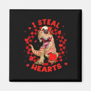 Gelukkige Valentijnsdag Ik steel harten Trex Grapp Magneet