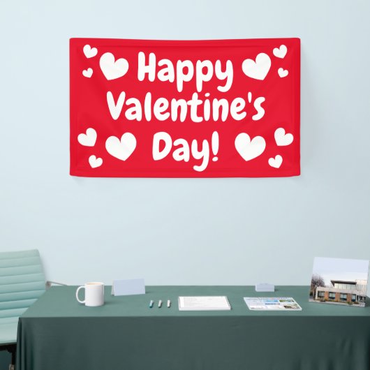 Gelukkige Valentijnsdag indoor outdoor banner teke (Beurs)
