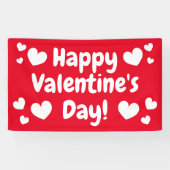 Gelukkige Valentijnsdag indoor outdoor banner teke (Horizontaal)
