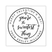 Gelukkige Valentijnsdag Je bent het liefste Rubberstempel (Afrduk)