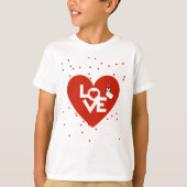 Gelukkige Valentijnsdag jongens T-shirt (Voorkant)