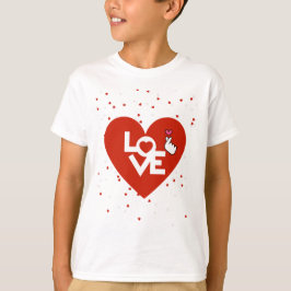 Gelukkige Valentijnsdag jongens T-shirt