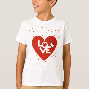 Gelukkige Valentijnsdag jongens T-shirt