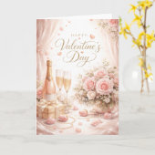 Gelukkige Valentijnsdag Kaart (Gele Bloem)