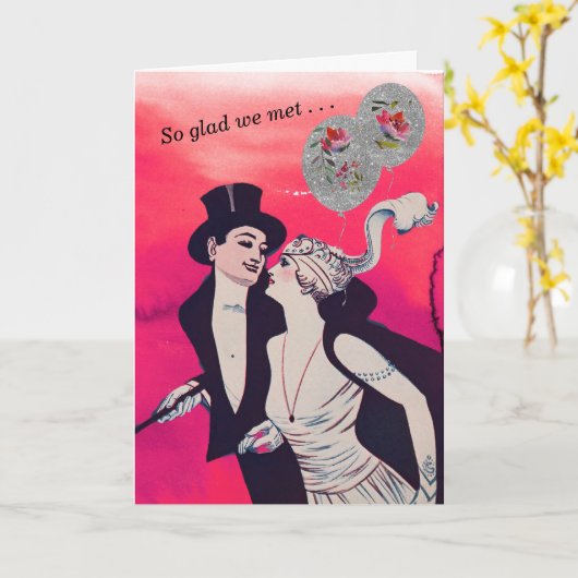 Gelukkige Valentijnsdag Kaart (Gele Bloem)