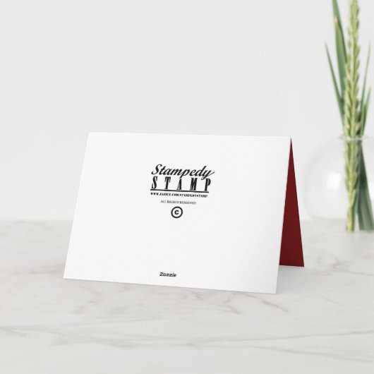 Gelukkige Valentijnsdag Kaart (Achterkant)