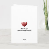 Gelukkige Valentijnsdag - kaart (Achterkant)