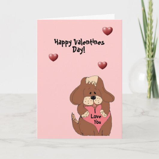 Gelukkige Valentijnsdag - kaart (Voorkant)