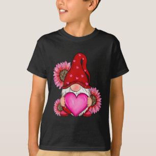 Gelukkige Valentijnsdag Kabouter Met Luipaard Zonn T-shirt