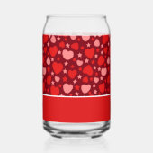 Gelukkige Valentijnsdag knappe foto Blikvorm Glas (Achterkant)