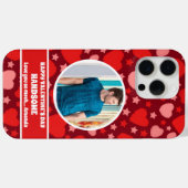 Gelukkige Valentijnsdag Knappe gepersonaliseerde f Case-Mate iPhone Case (Achterkant (horizontaal))