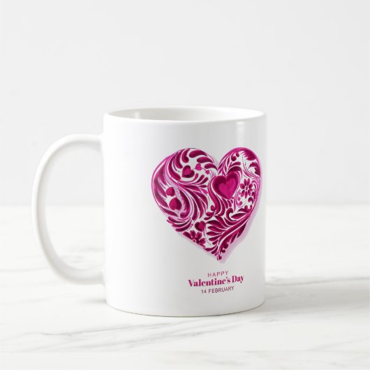 Gelukkige Valentijnsdag Koffiemok (Links)