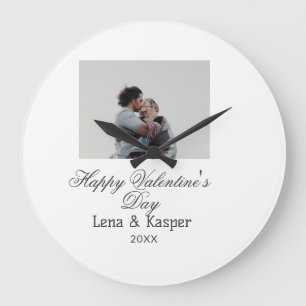 Gelukkige Valentijnsdag koppel foto modern eenvoud Grote Klok