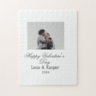 Gelukkige Valentijnsdag koppel foto modern eenvoud Legpuzzel
