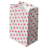 Gelukkige Valentijnsdag Kuiken WEES VAN MIJ Medium Cadeauzakje (Achterkant Gekanteld)
