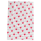 Gelukkige Valentijnsdag Kuiken WEES VAN MIJ Medium Cadeauzakje (Achterkant)