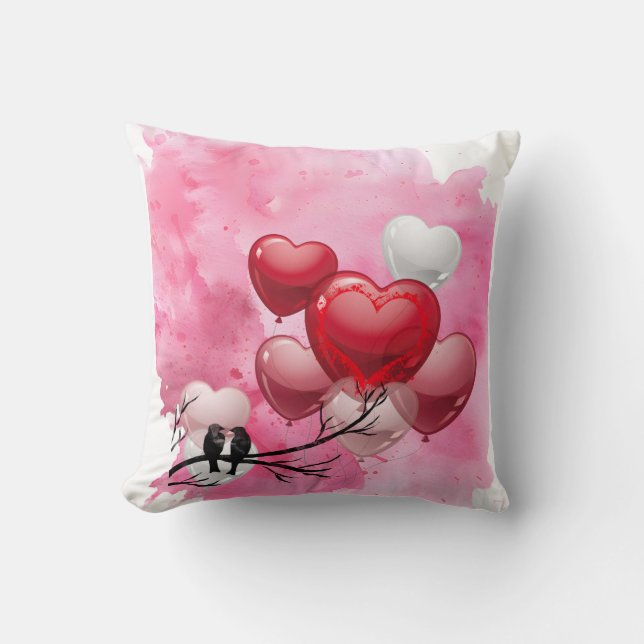 Gelukkige Valentijnsdag Kussen (Voorkant)