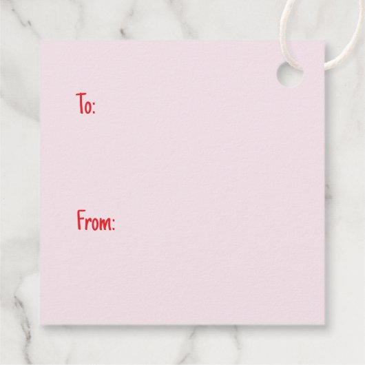 Gelukkige Valentijnsdag Labrador Retriever Honden Bedankjes Labels (Achterkant)