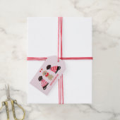 Gelukkige Valentijnsdag Labrador Retriever Honden Cadeaulabel (Met Touw)