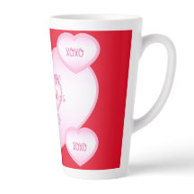 Gelukkige Valentijnsdag Latte Mok