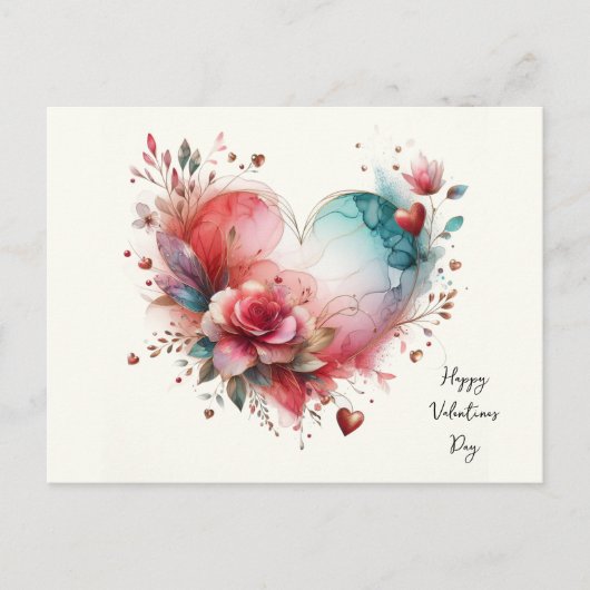 Gelukkige Valentijnsdag Liefde Kaarten (Voorkant)