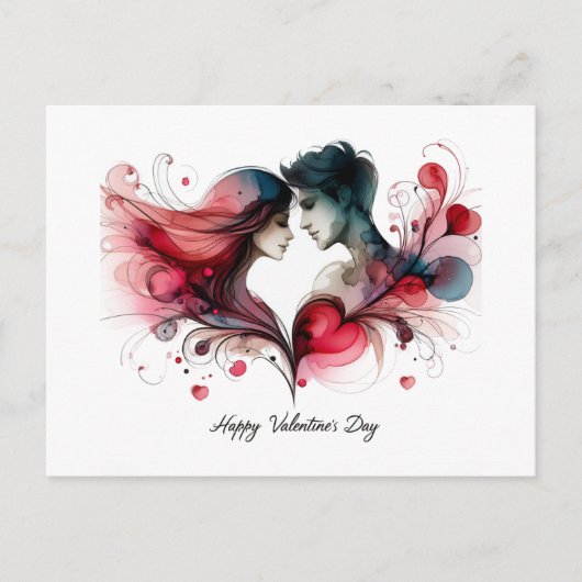 Gelukkige Valentijnsdag Liefde Kaarten (Voorkant)