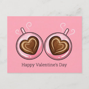 Gelukkige Valentijnsdag Liefde Romantiek Hartvormi Feestdagenkaart