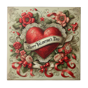 Gelukkige Valentijnsdag, liefde voor altijd, Tegeltje