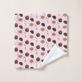 Gelukkige Valentijnsdag Maltipoo Honden Bad Handdoek (Wasdoekje)