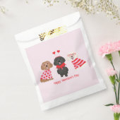 Gelukkige Valentijnsdag Maltipoo Honden Bedankzakje (Gezegeld)