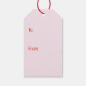 Gelukkige Valentijnsdag Maltipoo Honden Cadeaulabel (Achterkant)