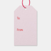 Gelukkige Valentijnsdag Maltipoo Honden Cadeaulabel (Achterkant)