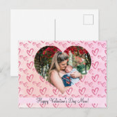 Gelukkige Valentijnsdag mam Feestdagenkaart (Voorkant / Achterkant)