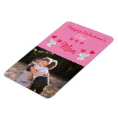 Gelukkige Valentijnsdag mam foto Magneet (Linkerzijde)