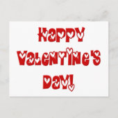 Gelukkige Valentijnsdag met Harten Feestdagenkaart (Voorkant)