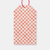 Gelukkige Valentijnsdag met rood hart Cadeaulabel (Achterkant)