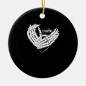 Gelukkige Valentijnsdag - Mijn hart is mijn Valent Keramisch Ornament (Voorkant)