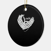 Gelukkige Valentijnsdag - Mijn hart is mijn Valent Keramisch Ornament (Links)