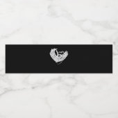 Gelukkige Valentijnsdag - Mijn hart is mijn Valent Waterfles Etiket (Enkel label)