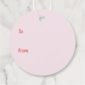 Gelukkige Valentijnsdag Mini Goldendoodle Honden Bedankjes Labels (Achterkant)