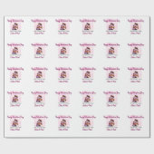 Gelukkige Valentijnsdag moderne kussen liefde voeg Cadeaupapier (Vlak)