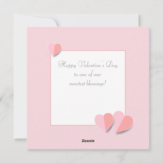 Gelukkige Valentijnsdag Moderne Ontwerp Groetkaart Feestdagenkaart (Achterkant)