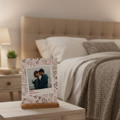 Gelukkige Valentijnsdag Moderne Stijlvolle Romanti Acryl Bord