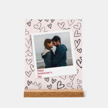 Gelukkige Valentijnsdag Moderne Stijlvolle Romanti