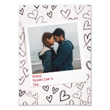 Gelukkige Valentijnsdag Moderne Stijlvolle Romanti