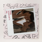 Gelukkige Valentijnsdag Moderne Stijlvolle Romanti Legpuzzel (Horizontaal)