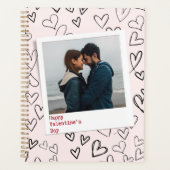 Gelukkige Valentijnsdag Moderne Stijlvolle Romanti Planner (Voorkant)